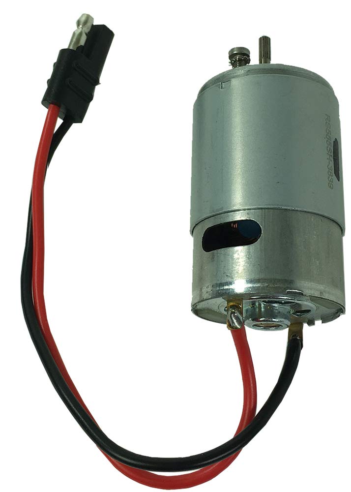 6 or 12 Volt 1/8" Shaft Feeder Motor with Wiring & Plug